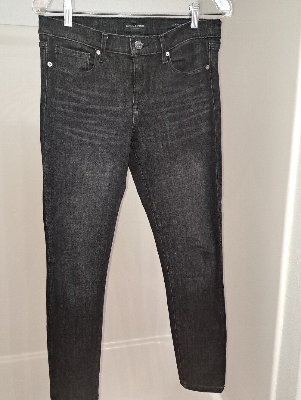 Banana Republic Women's Charcoal Skinny Jeans